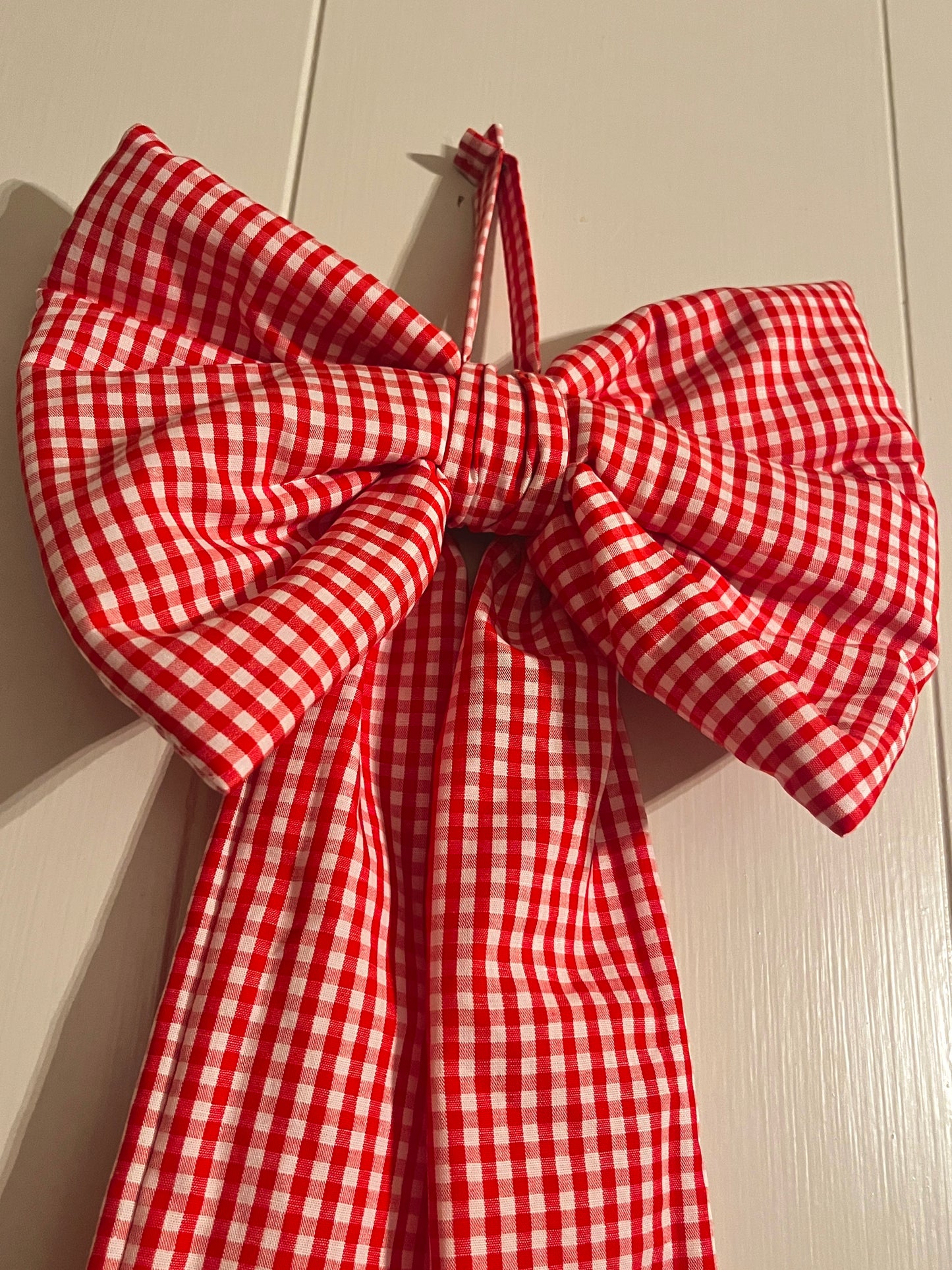 Big Bow - Red Gingham